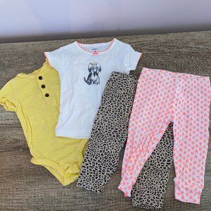 Carter's 4 Piece Bundle Size 6 Months